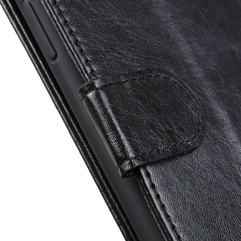Housse Samsung Galaxy A21s Effet Cuir Brillance Rabat Avant Housse Samsung Galaxy A21s Effet Cuir Brillance Rabat Avant