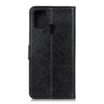 Housse Samsung Galaxy A21s Effet Cuir Brillance Rabat Avant Housse Samsung Galaxy A21s Effet Cuir Brillance Rabat Avant