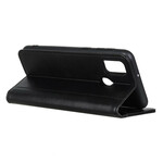 Flip Cover Samsung Galaxy A21s Cuir Litchi Fendu Élégance Flip Cover Samsung Galaxy A21s Cuir Litchi Fendu Élégance