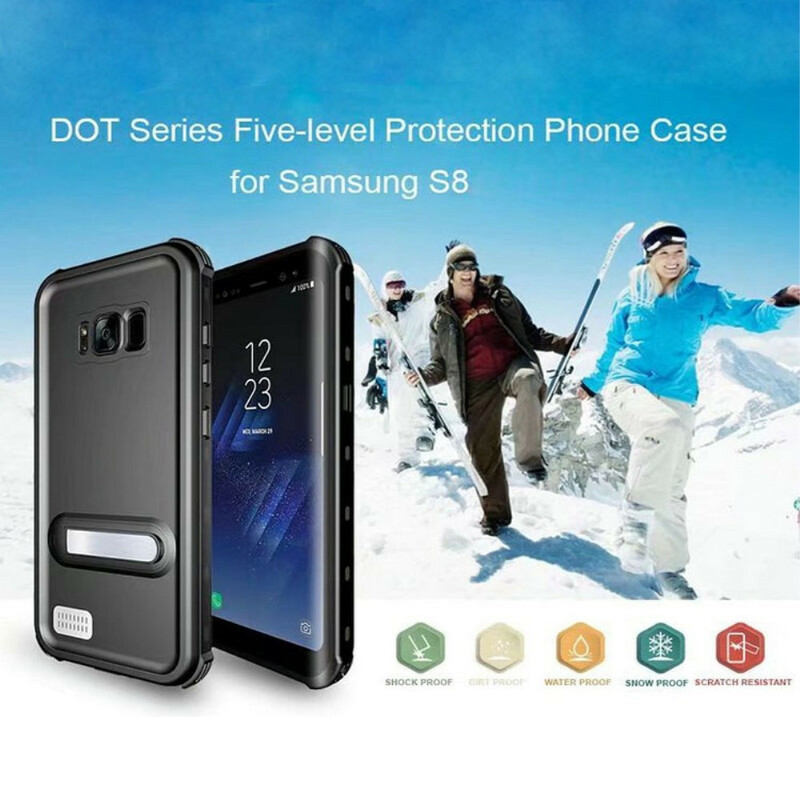 Coque Samsung Galaxy S8 Plus Waterproof avec Support REDPEPPER Coque Samsung Galaxy S8 Plus Waterproof avec Support REDPEPPER