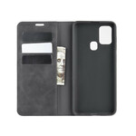 Flip Cover Samsung Galaxy A21s Effet Cuir Douceur Flip Cover Samsung Galaxy A21s Effet Cuir Douceur