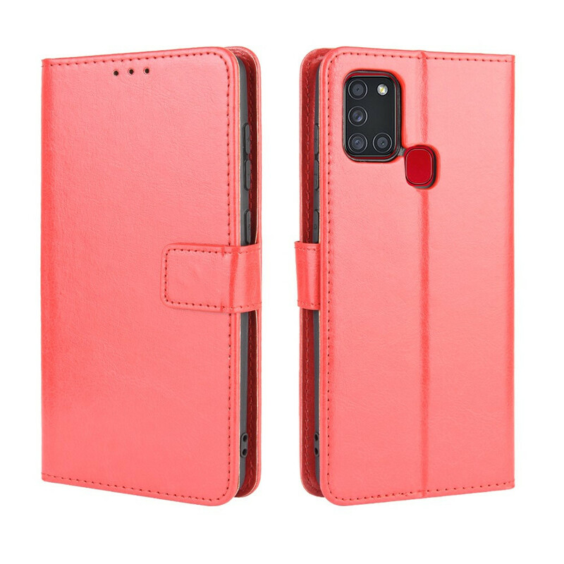Housse Samsung Galaxy A21S Simili Cuir Flashy Housse Samsung Galaxy A21S Simili Cuir Flashy