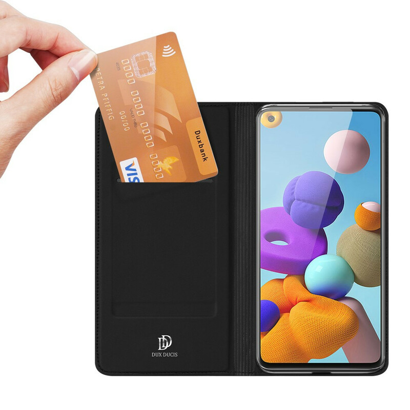 Flip Cover Samsung Galaxy A21s Skin Pro DUX DUCIS Flip Cover Samsung Galaxy A21s Skin Pro DUX DUCIS