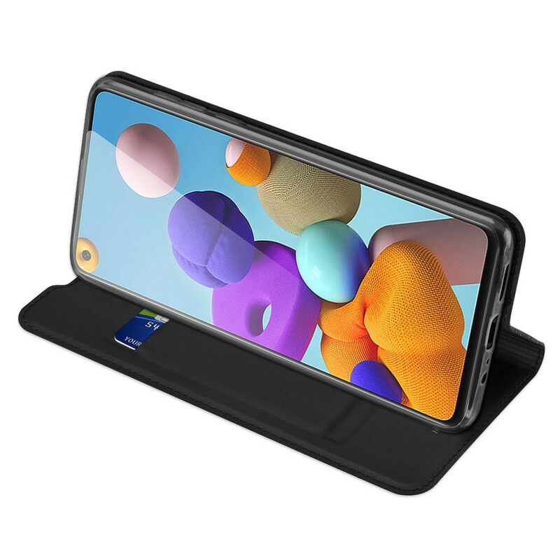 Flip Cover Samsung Galaxy A21s Skin Pro DUX DUCIS Flip Cover Samsung Galaxy A21s Skin Pro DUX DUCIS