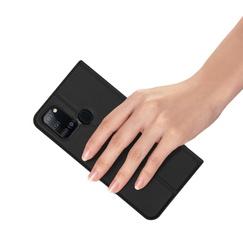 Flip Cover Samsung Galaxy A21s Skin Pro DUX DUCIS Flip Cover Samsung Galaxy A21s Skin Pro DUX DUCIS