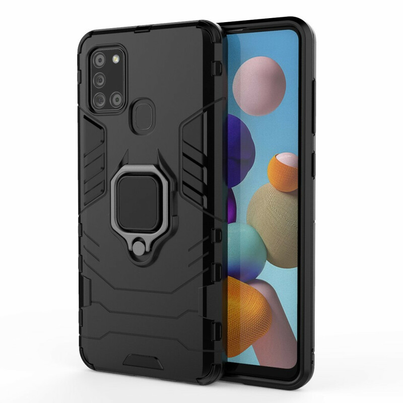 Coque Samsung Galaxy A21s Ring Résistante Coque Samsung Galaxy A21s Ring Résistante
