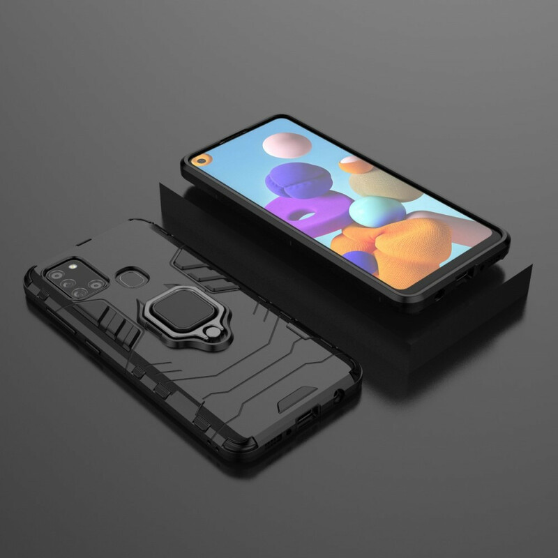 Coque Samsung Galaxy A21s Ring Résistante Coque Samsung Galaxy A21s Ring Résistante