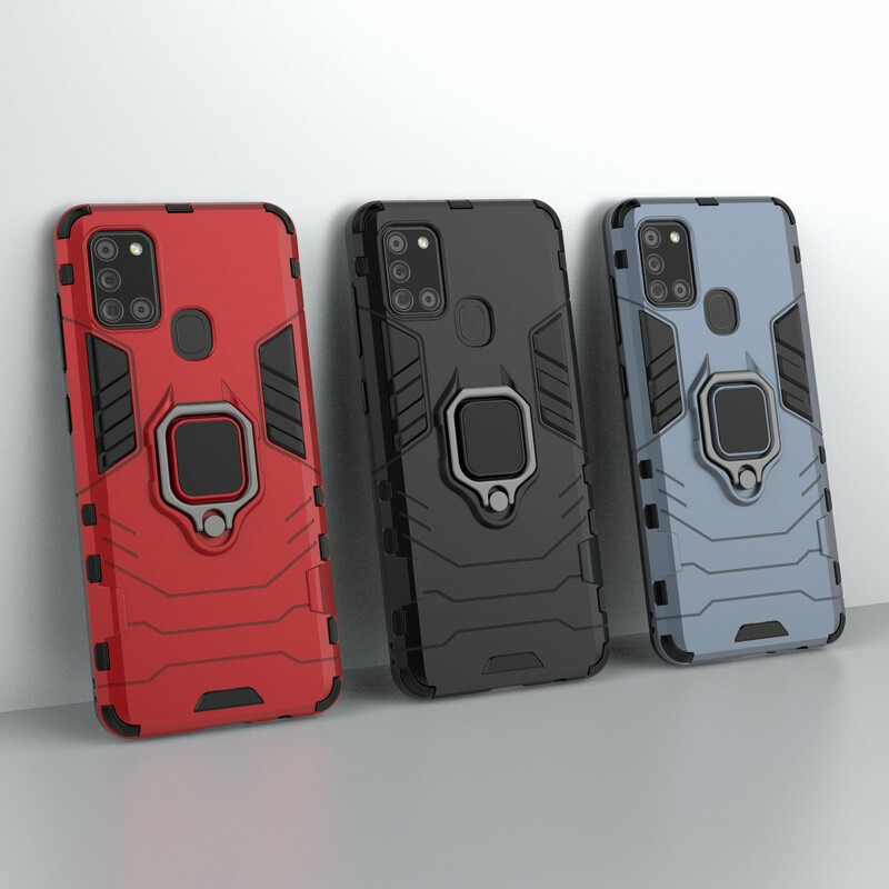 Coque Samsung Galaxy A21s Ring Résistante Coque Samsung Galaxy A21s Ring Résistante