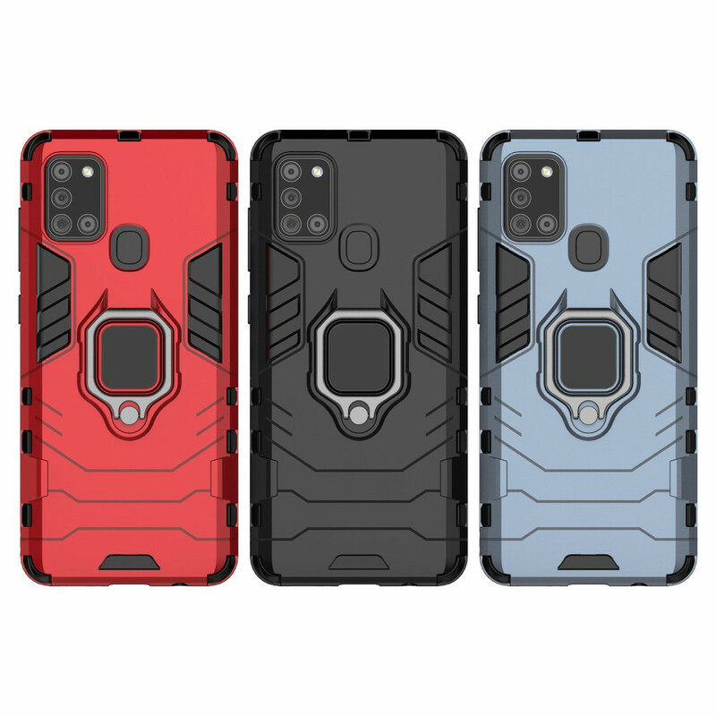 Coque Samsung Galaxy A21s Ring Résistante Coque Samsung Galaxy A21s Ring Résistante