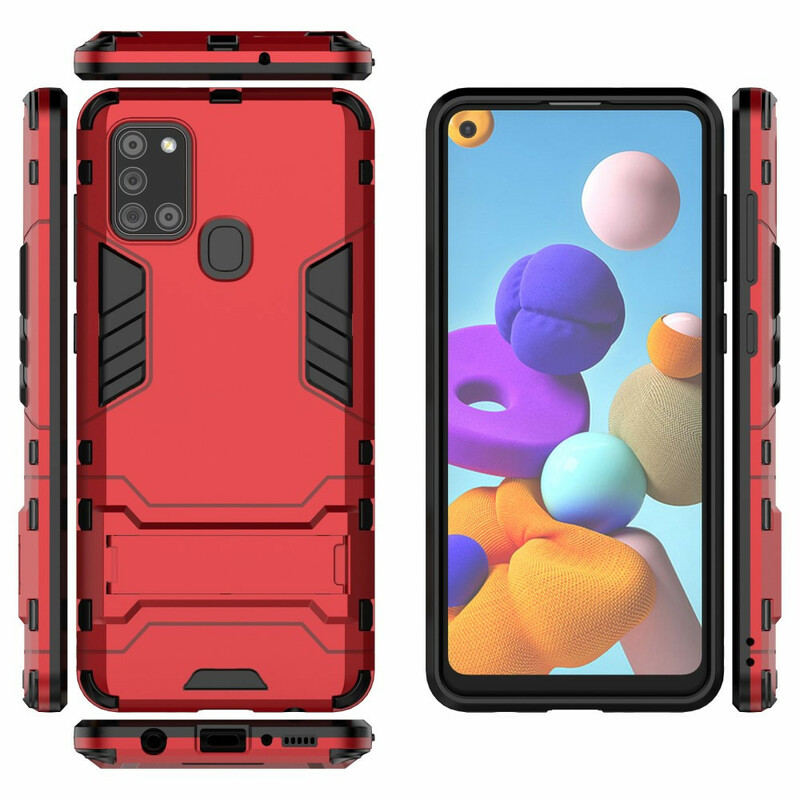 Coque Samsung Galaxy A21s Languette Ultra Résistante Coque Samsung Galaxy A21s Languette Ultra Résistante