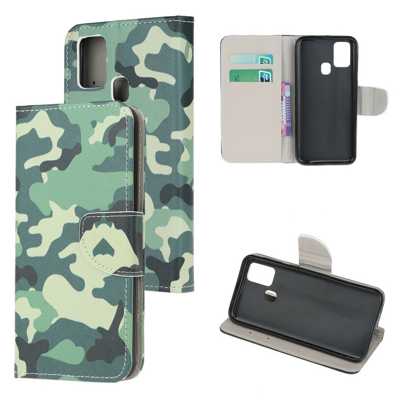 Housse Samsung Galaxy A21s Camouflage Militaire Housse Samsung Galaxy A21s Camouflage Militaire