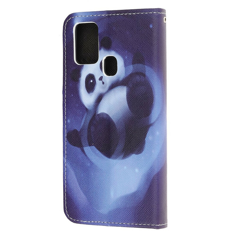 Housse Samsung Galaxy A21s Panda Space à Lanière Housse Samsung Galaxy A21s Panda Space à Lanière