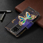 Housse Samsung Galaxy S20 Ultra Poche Zippée Papillons Housse Samsung Galaxy S20 Ultra Poche Zippée Papillons