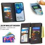 Housse Samsung Galaxy S20 Ultra Poche Zippée Ours Housse Samsung Galaxy S20 Ultra Poche Zippée Ours