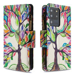 Housse Samsung Galaxy S20 Ultra Poche Zippée Arbre Housse Samsung Galaxy S20 Ultra Poche Zippée Arbre