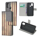 Housse Samsung Galaxy A21s Drapeau USA Housse Samsung Galaxy A21s Drapeau USA