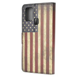 Housse Samsung Galaxy A21s Drapeau USA Housse Samsung Galaxy A21s Drapeau USA