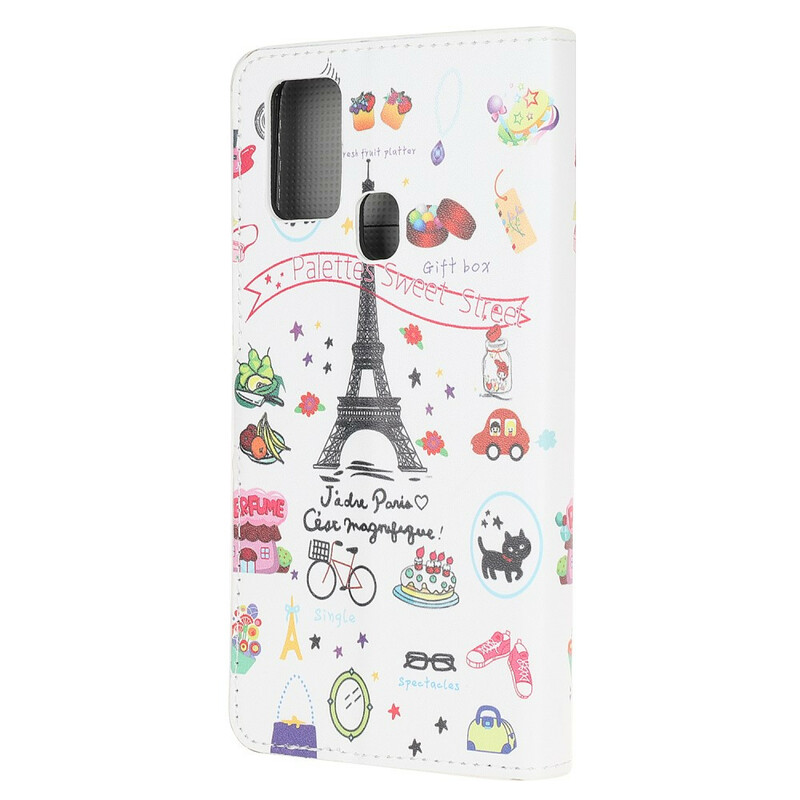 Housse Samsung Galaxy A21s J'adore Paris