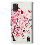 Housse Samsung Galaxy A21s Arbre Rose Housse Samsung Galaxy A21s Arbre Rose