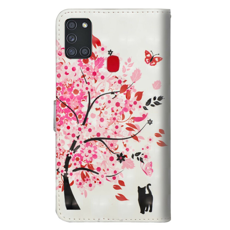 Housse Samsung Galaxy A21s Arbre Rose Housse Samsung Galaxy A21s Arbre Rose