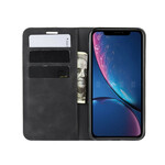 Flip Cover iPhone XR Effet Cuir Douceur Flip Cover iPhone XR Effet Cuir Douceur