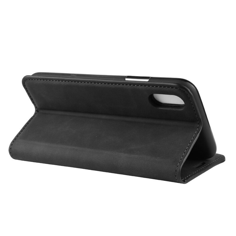 Flip Cover iPhone XR Effet Cuir Douceur Flip Cover iPhone XR Effet Cuir Douceur