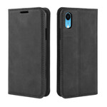 Flip Cover iPhone XR Effet Cuir Douceur Flip Cover iPhone XR Effet Cuir Douceur