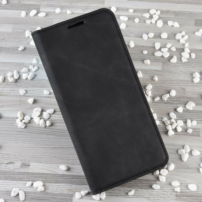 Flip Cover iPhone XR Effet Cuir Douceur Flip Cover iPhone XR Effet Cuir Douceur