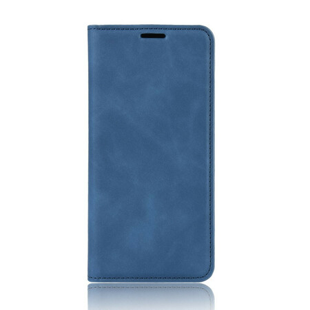 Flip Cover iPhone XR Effet Cuir Douceur