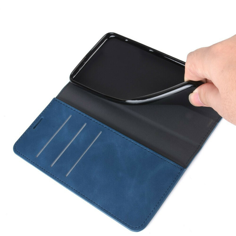 Flip Cover iPhone XR Effet Cuir Douceur Flip Cover iPhone XR Effet Cuir Douceur