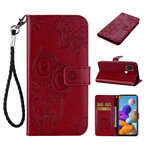 Housse Samsung Galaxy A21s Hibou Mandala et Lanière Housse Samsung Galaxy A21s Hibou Mandala et Lanière