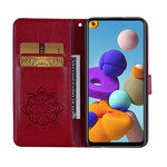 Housse Samsung Galaxy A21s Hibou Mandala et Lanière Housse Samsung Galaxy A21s Hibou Mandala et Lanière