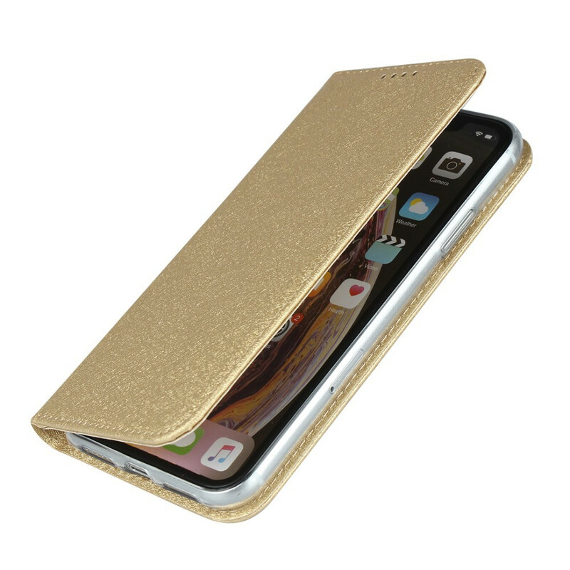 Flip Cover iPhone XR Style Cuir Douceur avec Lanière Ma Coque