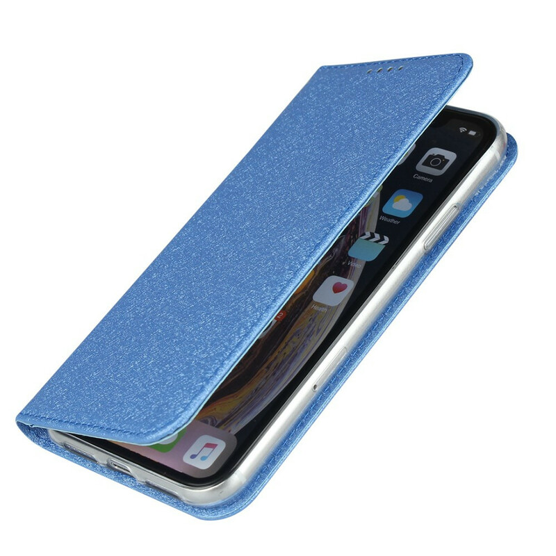 Flip Cover iPhone XR Style Cuir Douceur avec Lanière Ma Coque