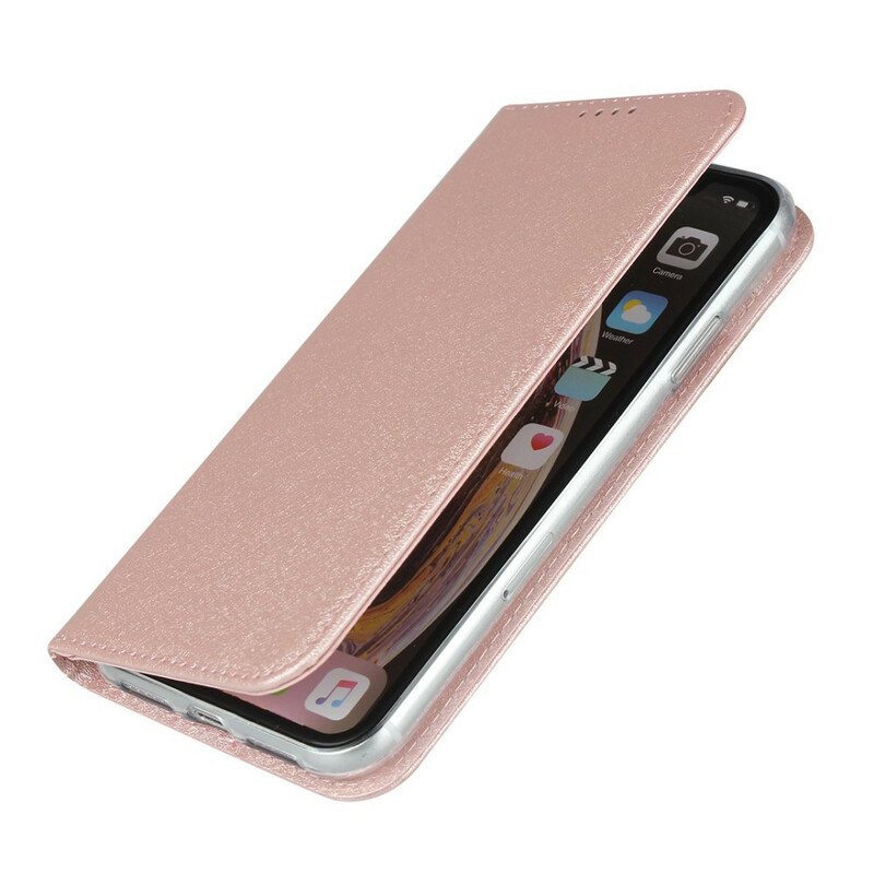 Flip Cover iPhone XR Style Cuir Douceur avec Lanière Ma Coque