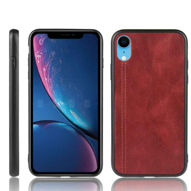 Coque iPhone XR Style Cuir Coutures
