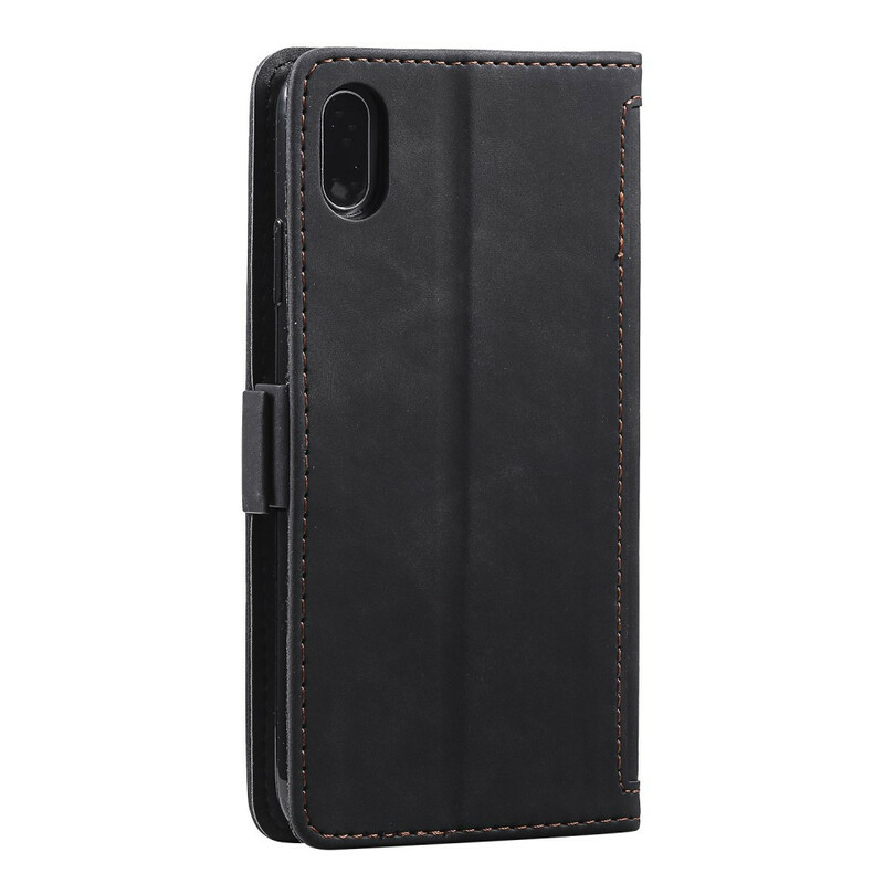 Housse iPhone XR Simili Cuir Bicolore Contours Renforcés Housse iPhone XR Simili Cuir Bicolore Contours Renforcés