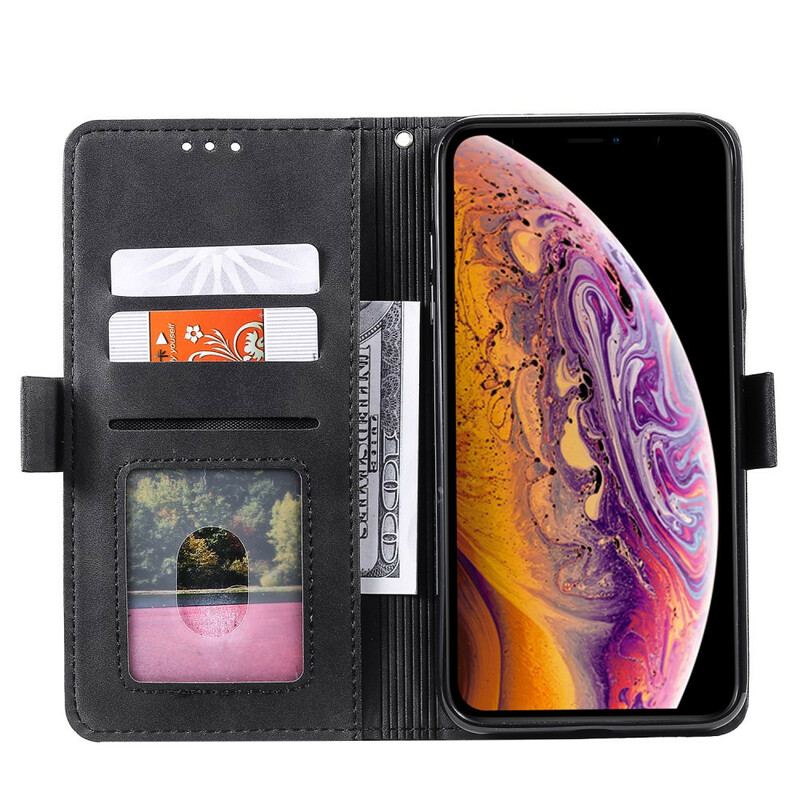 Housse iPhone XR Simili Cuir Bicolore Contours Renforcés Housse iPhone XR Simili Cuir Bicolore Contours Renforcés
