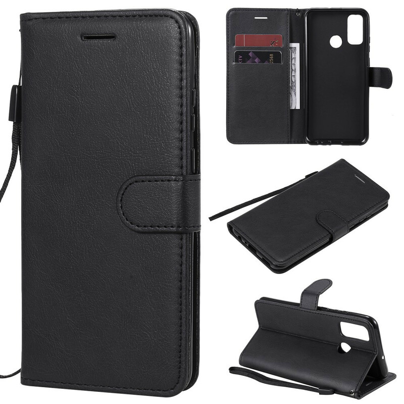 Housse Huawei P Smart 2020 Effet Cuir à Lanière Housse Huawei P Smart 2020 Effet Cuir à Lanière