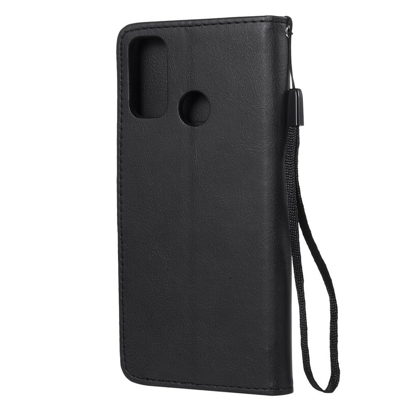 Housse Huawei P Smart 2020 Effet Cuir à Lanière Housse Huawei P Smart 2020 Effet Cuir à Lanière