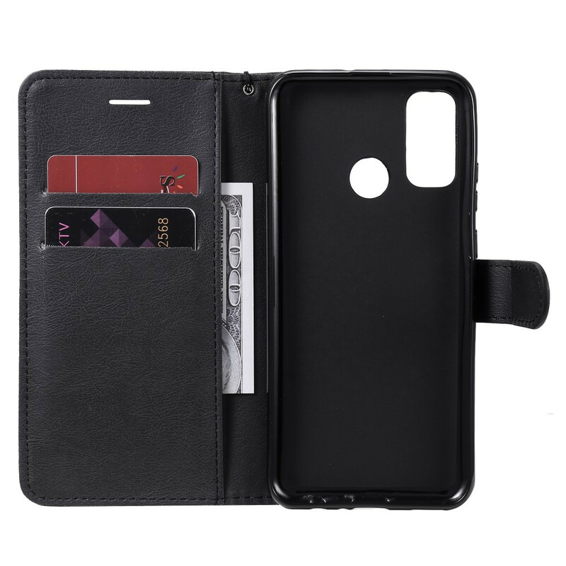 Housse Huawei P Smart 2020 Effet Cuir à Lanière Housse Huawei P Smart 2020 Effet Cuir à Lanière