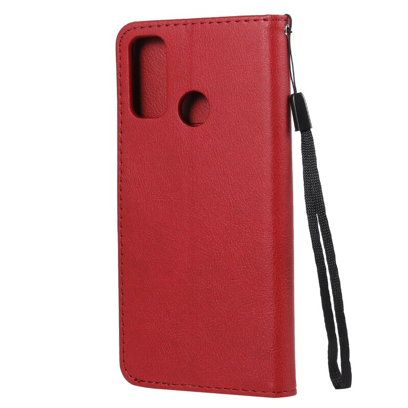 Housse Huawei P Smart 2020 Effet Cuir à Lanière Housse Huawei P Smart 2020 Effet Cuir à Lanière