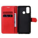 Housse Huawei P Smart 2020 Effet Cuir à Lanière Housse Huawei P Smart 2020 Effet Cuir à Lanière