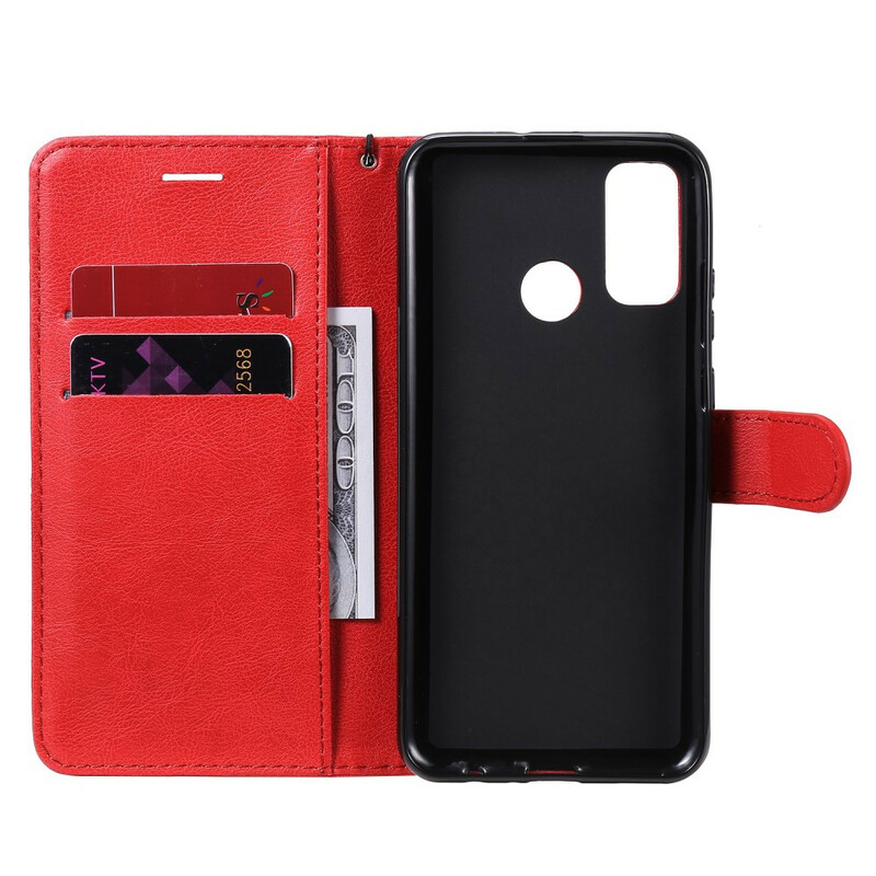 Housse Huawei P Smart 2020 Effet Cuir à Lanière Housse Huawei P Smart 2020 Effet Cuir à Lanière