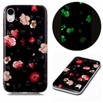 Coque iPhone XR Série Floralies Fluorescente