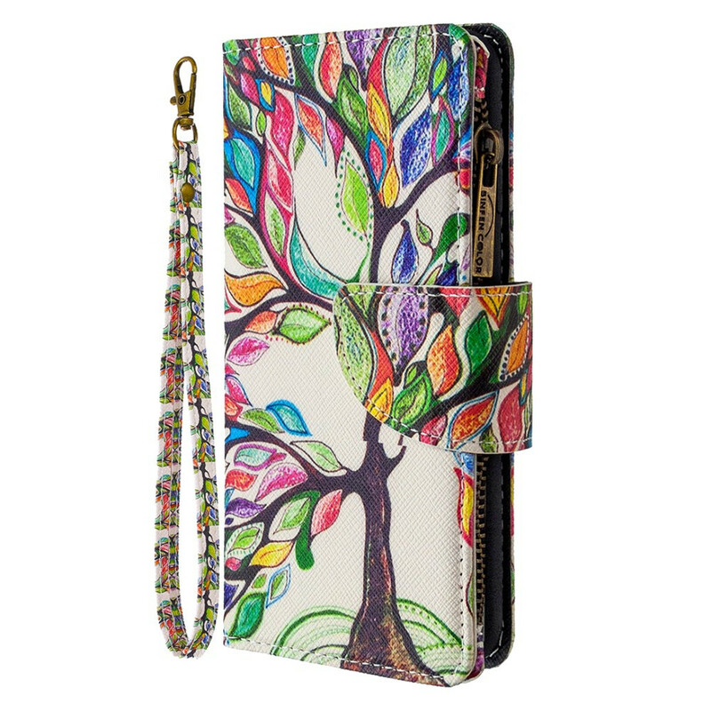 Housse iPhone XR Poche Zippée Arbre Housse iPhone XR Poche Zippée Arbre