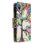 Housse iPhone XR Poche Zippée Arbre Housse iPhone XR Poche Zippée Arbre