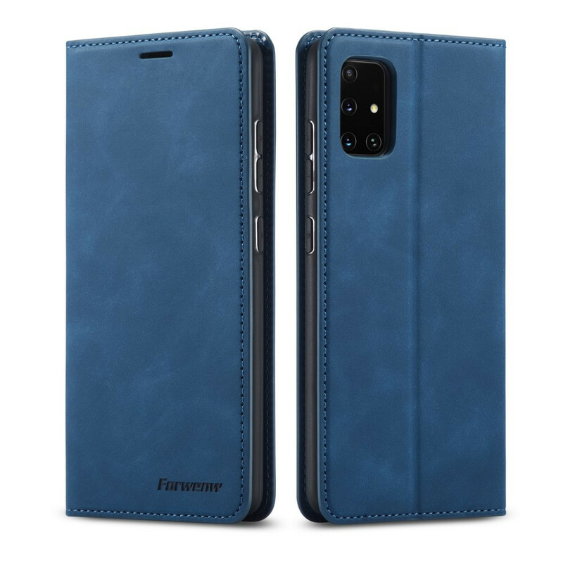 Housse Samsung Galaxy A51 Effet Cuir FORWENW Housse Samsung Galaxy A51 Effet Cuir FORWENW