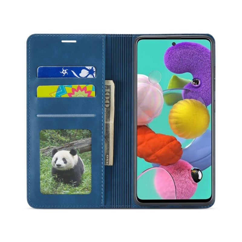 Housse Samsung Galaxy A51 Effet Cuir FORWENW Housse Samsung Galaxy A51 Effet Cuir FORWENW