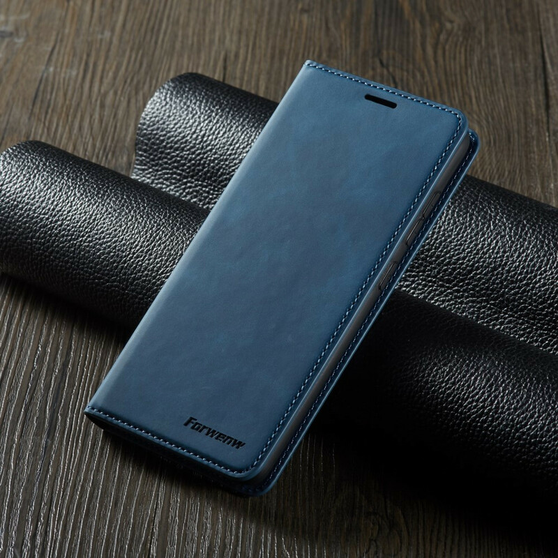 Housse Samsung Galaxy A51 Effet Cuir FORWENW Housse Samsung Galaxy A51 Effet Cuir FORWENW
